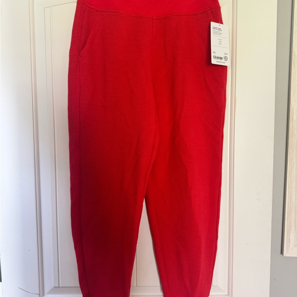 Athleta Coaster Luxe Waffle Jogger NWT